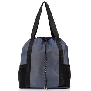 NWT Ryka Womens Venture Durable Nylon Drawstring Hiking Backpack Blue $100 FF404